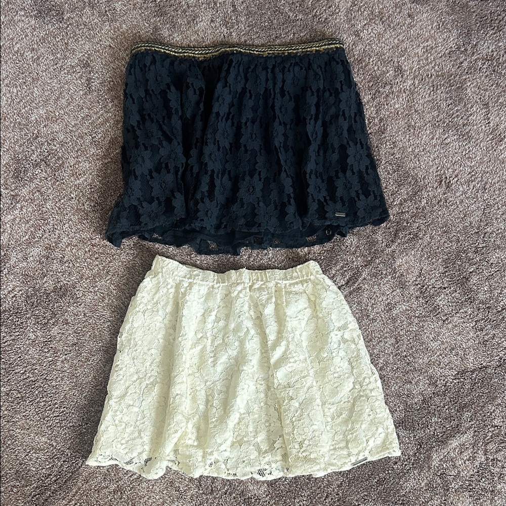Abercrombie & Fitch Lace Skirt Set of 2